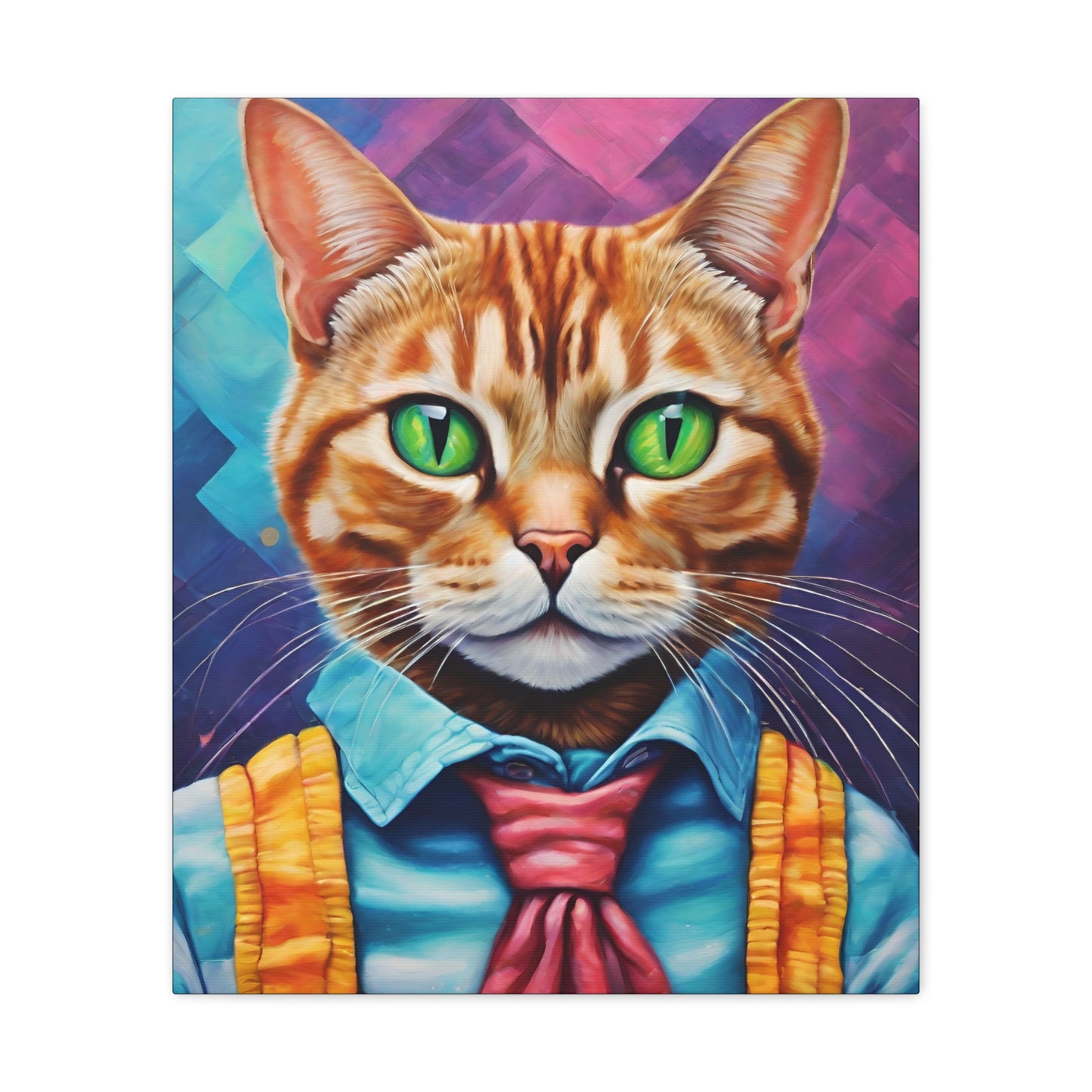 Canvas Gallery Wraps - Animal Life Tabby Cat