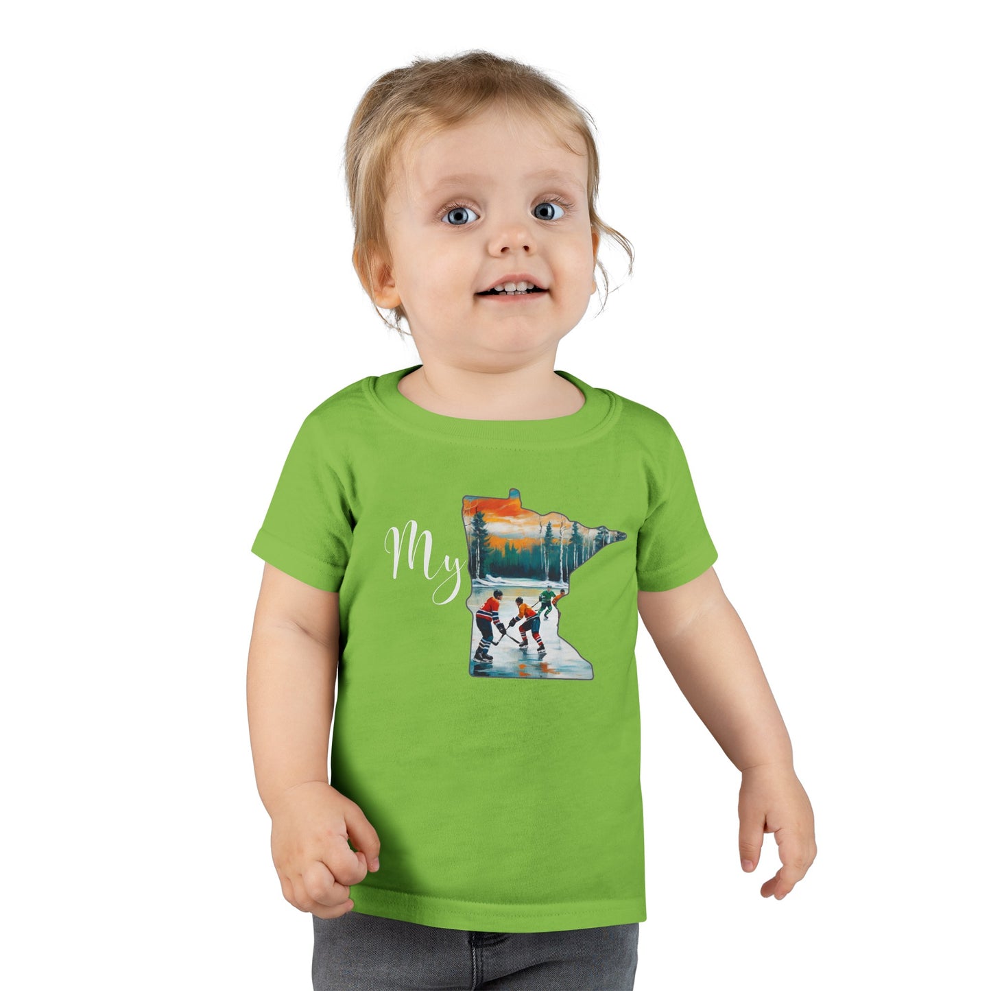 Toddler T-shirt - My MN Hockey - Customizable Logo