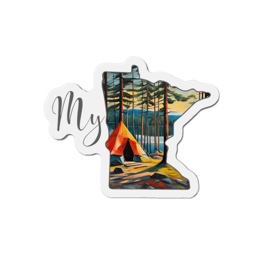Die-Cut Magnets - My MN Camping
