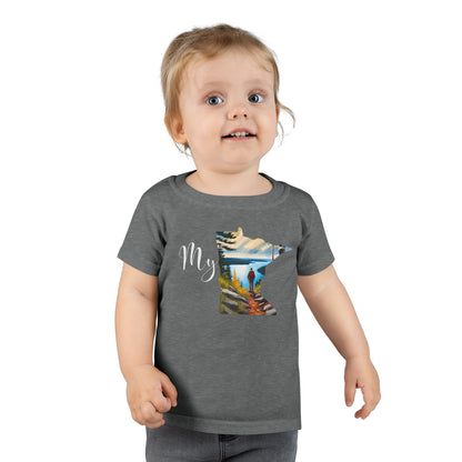 Toddler T-shirt - My MN Hiking - Customizable Logo