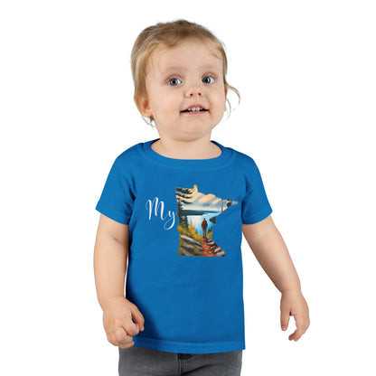 Toddler T-shirt - My MN Hiking - Customizable Logo