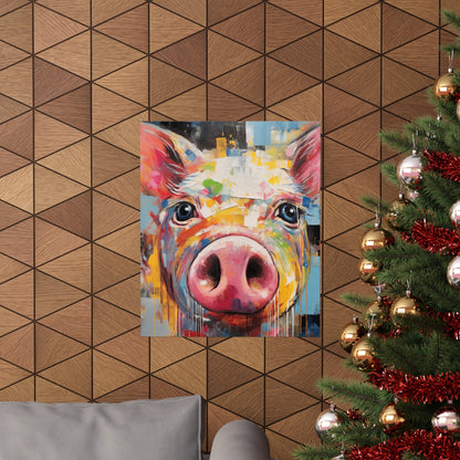 Posters - Farmer's Market Pig
