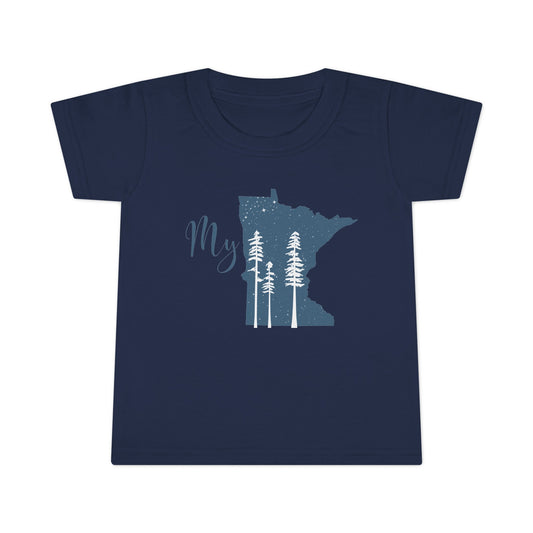 Toddler T-shirt - My MN Trees - Customizable Logo