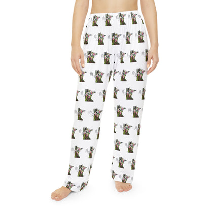 Women's Pajama Pants - My MN Lady Slipper - White