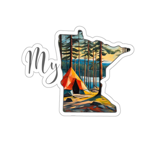 Kiss-Cut Stickers - My MN Camping