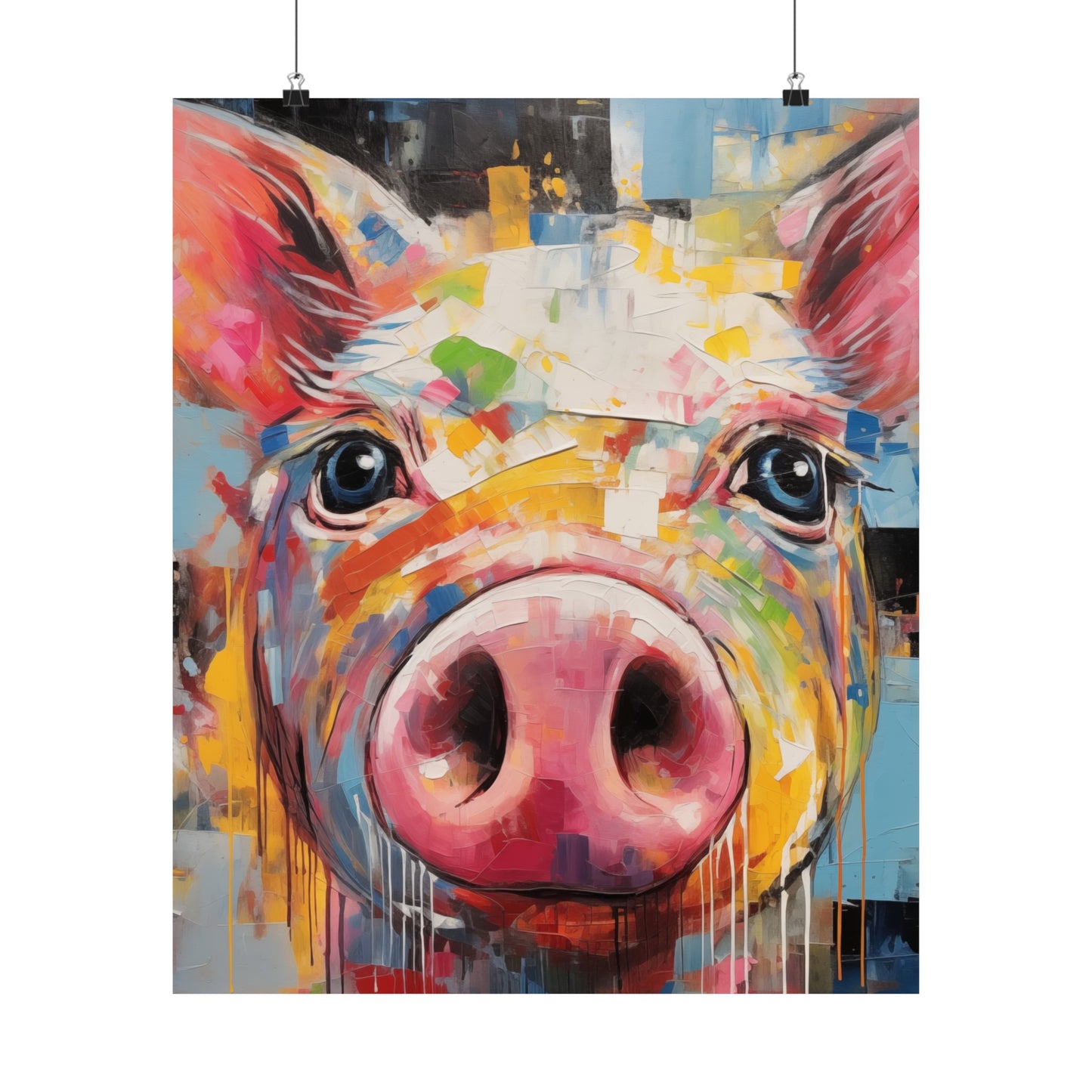 Posters - Farmer's Market Pig