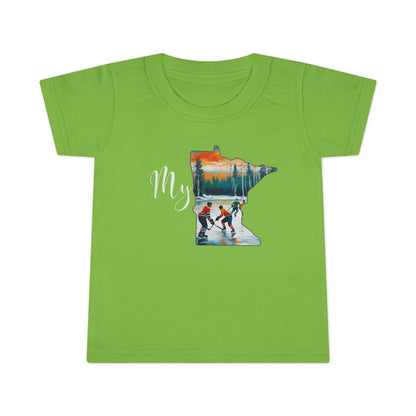 Toddler T-shirt - My MN Hockey - Customizable Logo