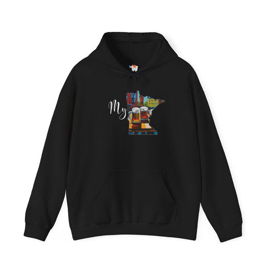 Unisex Heavy Blend™ Hooded Sweatshirt - My MN Beer - Customizable Logo