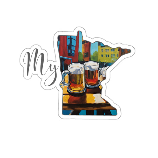 Kiss-Cut Stickers - My MN Beer