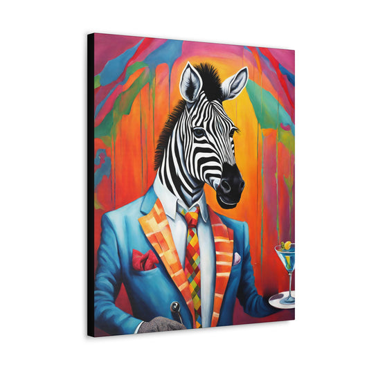 Canvas Gallery Wraps - Animal Life Zebra