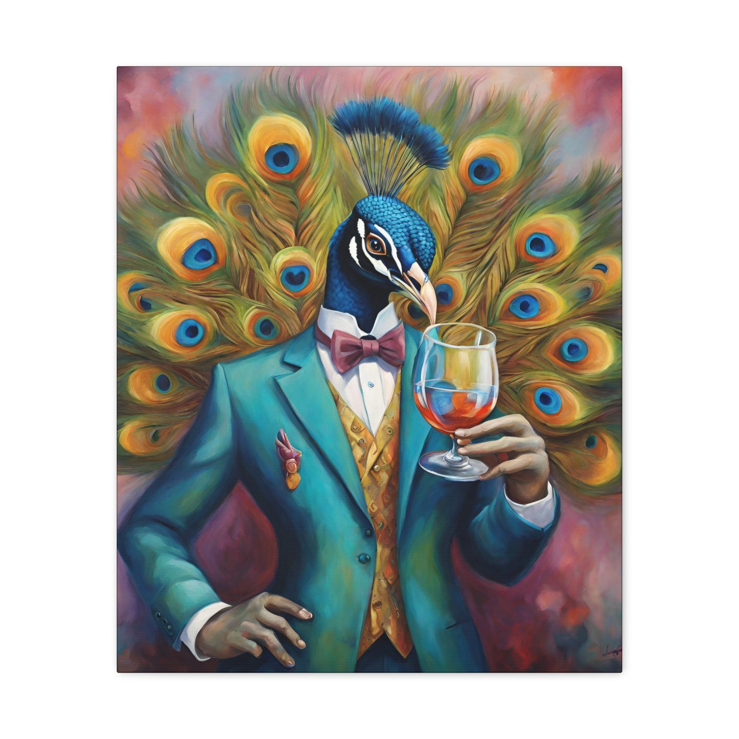 Canvas Gallery Wraps - Animal Life Peacock