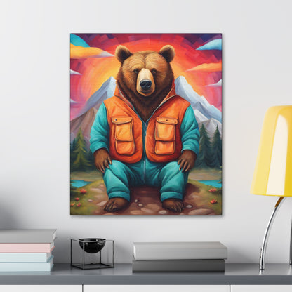 Gallery Wraps - Animal Life Bear