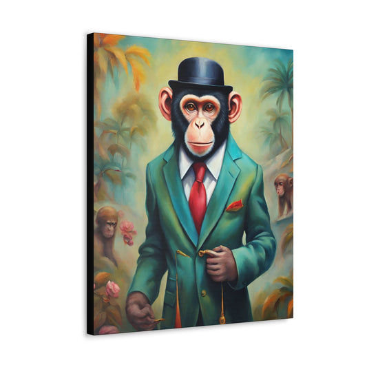 Canvas Gallery Wraps - Animal Life Chimpanzee