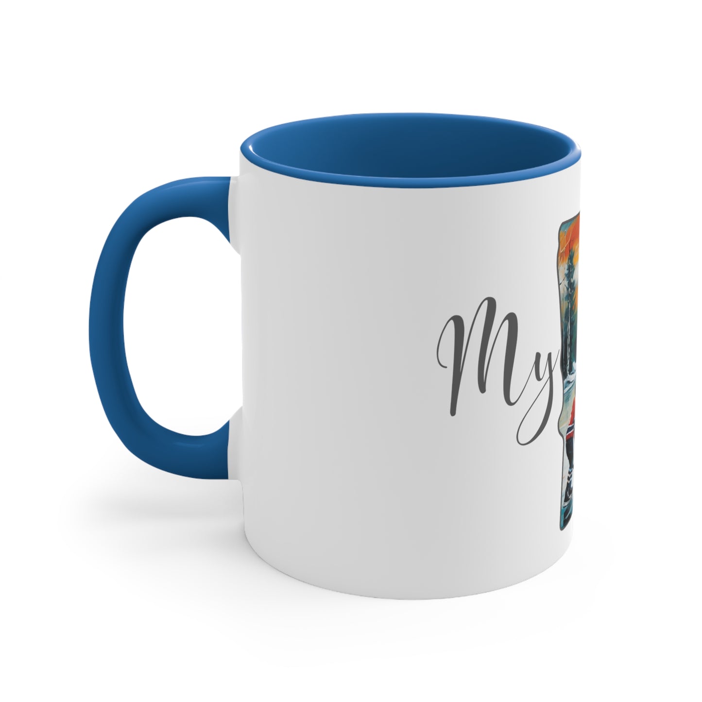Accent Coffee Mug, 11oz - My MN Hockey