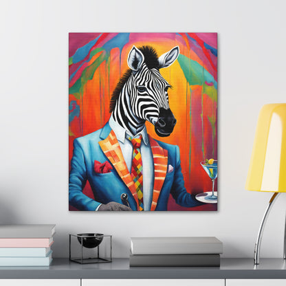 Canvas Gallery Wraps - Animal Life Zebra