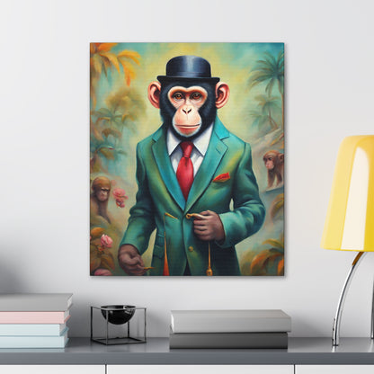Canvas Gallery Wraps - Animal Life Chimpanzee