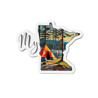 Die-Cut Magnets - My MN Camping