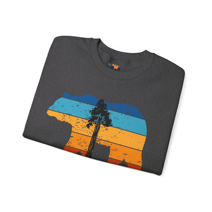 Unisex Heavy Blend™ Crewneck Sweatshirt - My California - Bear/Sequoia