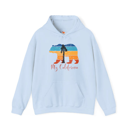 Unisex Heavy Blend™ Hooded Sweatshirt - My California - Bear/Sequoia