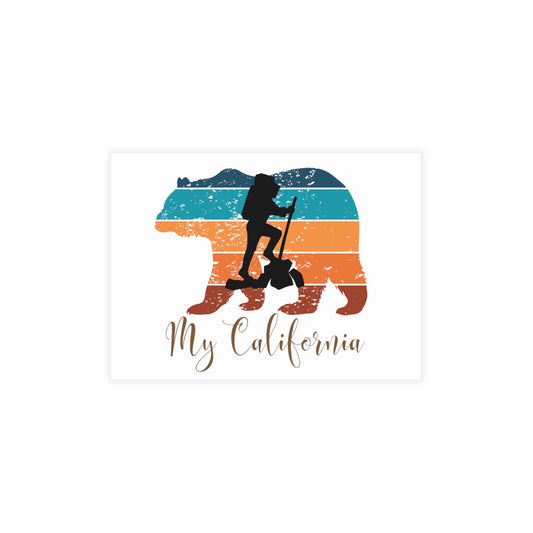 Postcards - My California Bear/Hiker