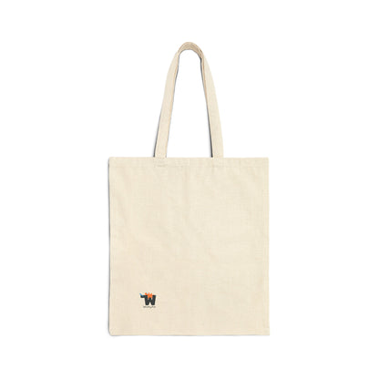 Cotton Canvas Tote Bag - Star Shaped Spill Collection - The Time Will Pass Anyways