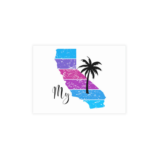 Postcards - My California CA/Palm